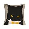 Whimsical Reading Cat Pillow Cover Custom Cushion Cover Fashion Pillow Case For Sofa Home Decor