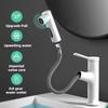 2025 New Bathroom Sink Faucet Pull-out Mouthwash Faucet Hot and Cold Water Mixer Bathroom Single Hole Faucet