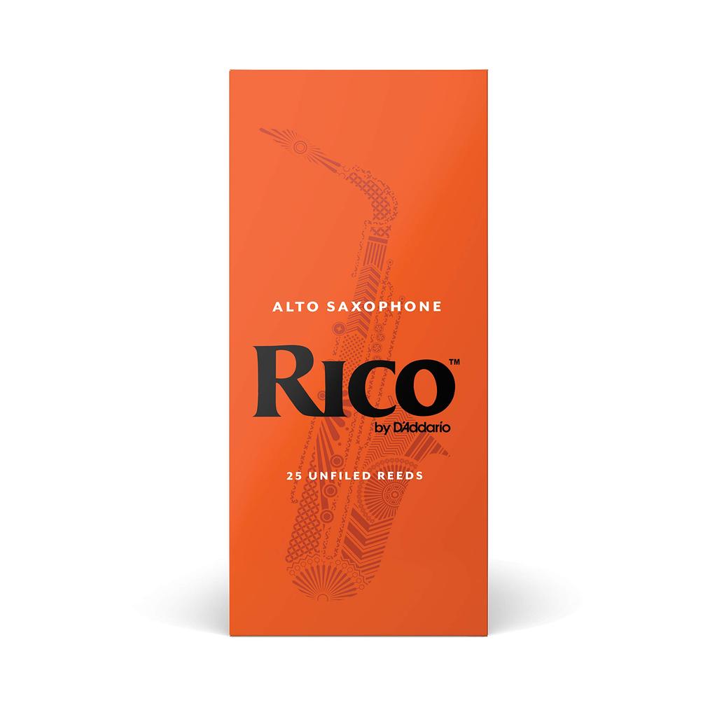 WoodWinds RICO Reeds for Alto Hardness D'Addario Saxophone, RJA2530, 3.0, 25-Pack