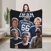 Dean Di Laurentis Off Campus Blanket Fleece  Ultra-Soft Throw Blankets for Airplane Travel Bedroom Quilt