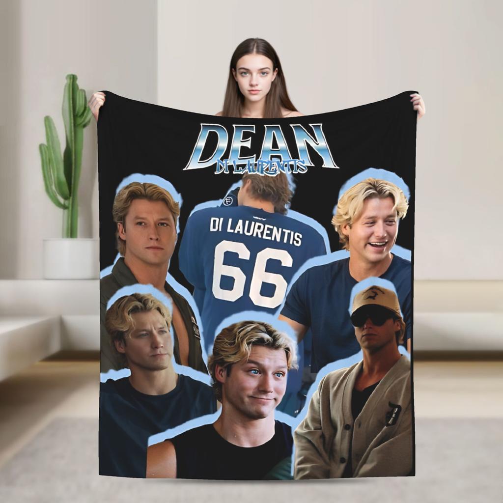 Dean Di Laurentis Off Campus Blanket Fleece Ultra-Soft Throw Blankets for Airplane Travel Bedroom Quilt