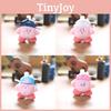 Adorable Pink Kirby Plush Toy Keychain Soft Bag Charm Cute Stuffed Animal Doll