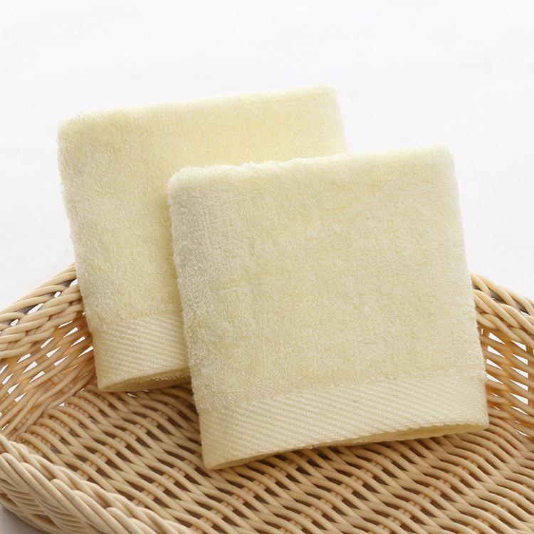 Квадратное полотенце из бамбукового волокна 30*30, синяя бамбуковая пряжа, маленький носовой платок для детского сада, простое плоское плетение, универсальное маленькое полотенце