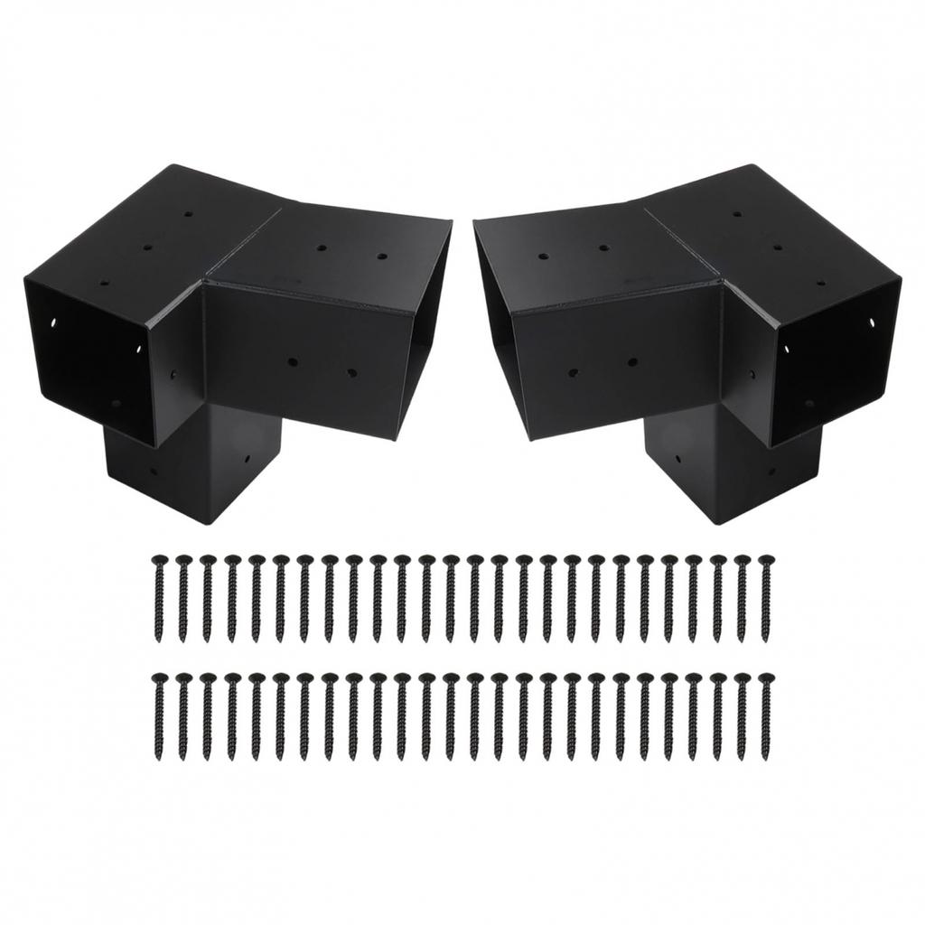 Wall Mounted Pergola Brackets For Slanted Roofs Hardware For 4x4 Posts