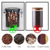 Coffee Canister Stainless Steel 1.8L Vacuum Sealed Tank Grain Tea Nut Cans Airtight Packaging Storage Box Home Food Container
