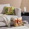 Classic Cute British PPeter Rabbit Cushion Cover Throw Pillow Cover Hidden Button Durable Polyester Chair Cushion
