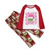 Family Matching Print Sets Pajamas Loungewear Outfits Family Matching Long Sleeve Tops+Pants Set