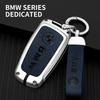 BAGG9 Car Sticker For BMW M E39 E46 E60 E90 F10 F15 F20 F25 F30 G05 G01 F01 G80 G01 Car TPU Zinc Alloy Key Case Bag Car Key Chain Meta