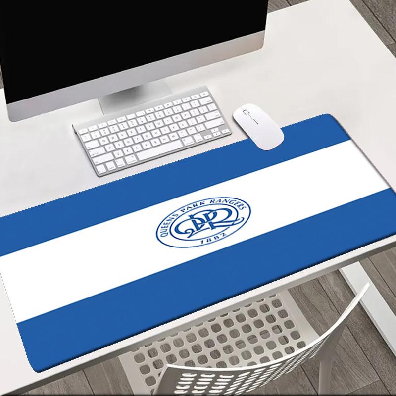 Blue And White Queens Park Mouse pad Office Desk Mat, Gaming Mouse Pad Mousepad, keyboard pad,Heavy-Duty Non-Slip Rubber Backing, Gift