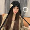 1Pieces Autumn And Winter Warm Handmade Braid Knitted Hat Trend New Fashion Patch Tassel Wool Hat Mountaineering Hat