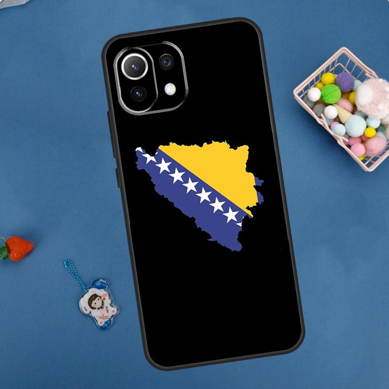 Чехол с флагом Боснии для Xiaomi 11T 12T 13T 14T Pro 13 14 15 Ultra POCO X7 Pro X3 X5 X6 M6 F5 F6 Pro