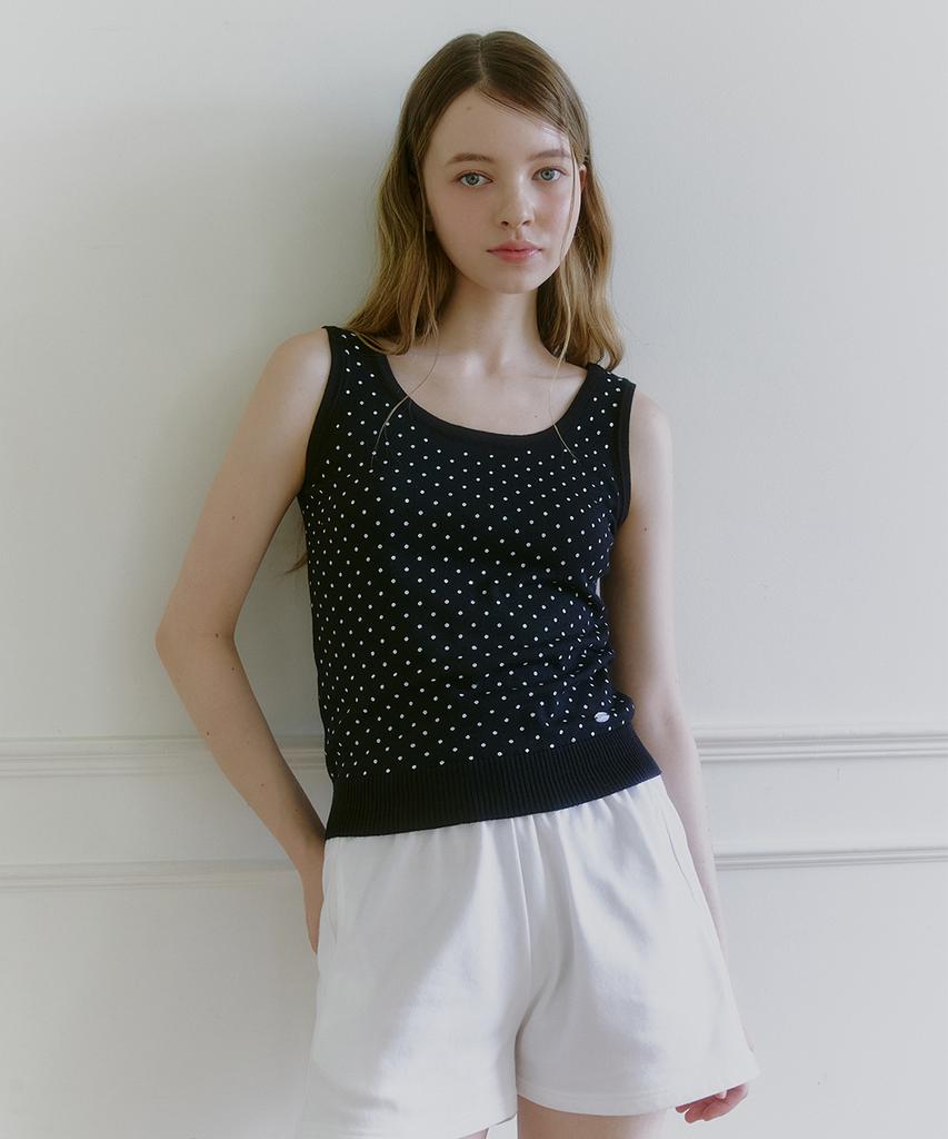 MICANE Never Dot Sleeveless Knit