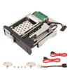 SATA HDD Tray Dual Bay Excellent Heat Dissipation SATA Internal Hard Drive Tray for 2.5in 3.5in