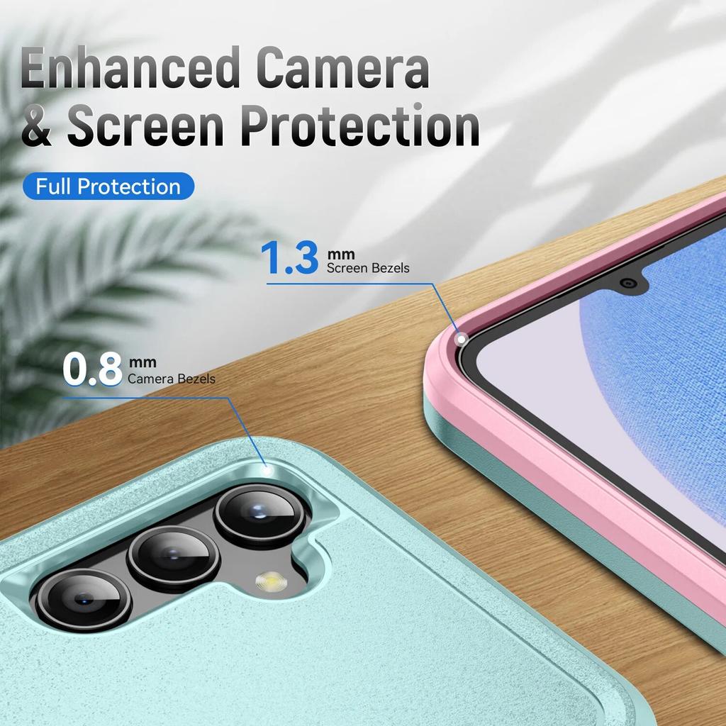 Anti-Scratch Fitted Armor Case for Samsung Galaxy S24 Plus S23 FE S21 Ultra S22 S20 5G Cell Phone Cover Coque Cases