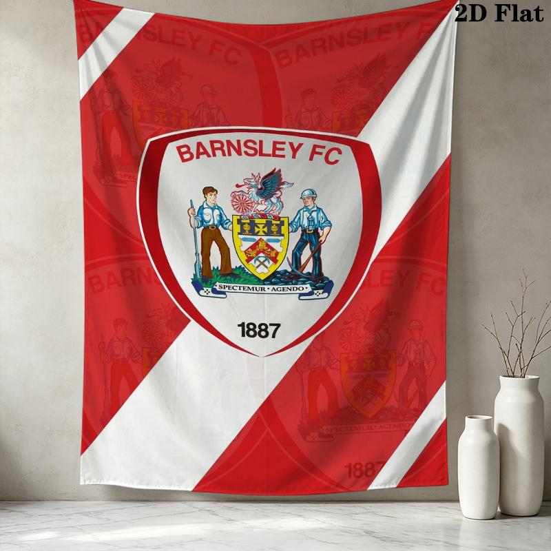 Тканое полотно Barnsley Fc Эстетичное настенное панно Печатная ткань Одеяло Декоративные гобелены Для спальни Гостиной Домашний декор