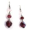[J6811] — Фиолетовые дизайнерские серьги «Килиманджаро»
