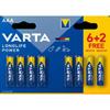 Упаковка батареек Longlife AAA/L3 (6+2 бесплатно) - VARTA - 4903121428