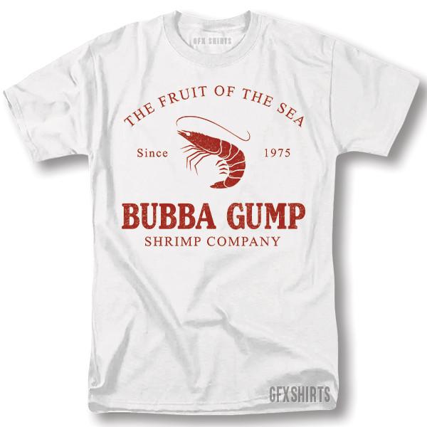 Футболка Bubba Gump Shrimp Company, футболка с саркастическим графическим принтом по мотивам фильма «Форрест Гамп»
