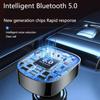 Беспроводной автомобильный комплект Handfree Dual USB Автомобильное зарядное устройство Bluetooth 5,0 FM-передатчик MP3-плеер Модулятор Радио-адаптер Автомобильное зарядное устройство