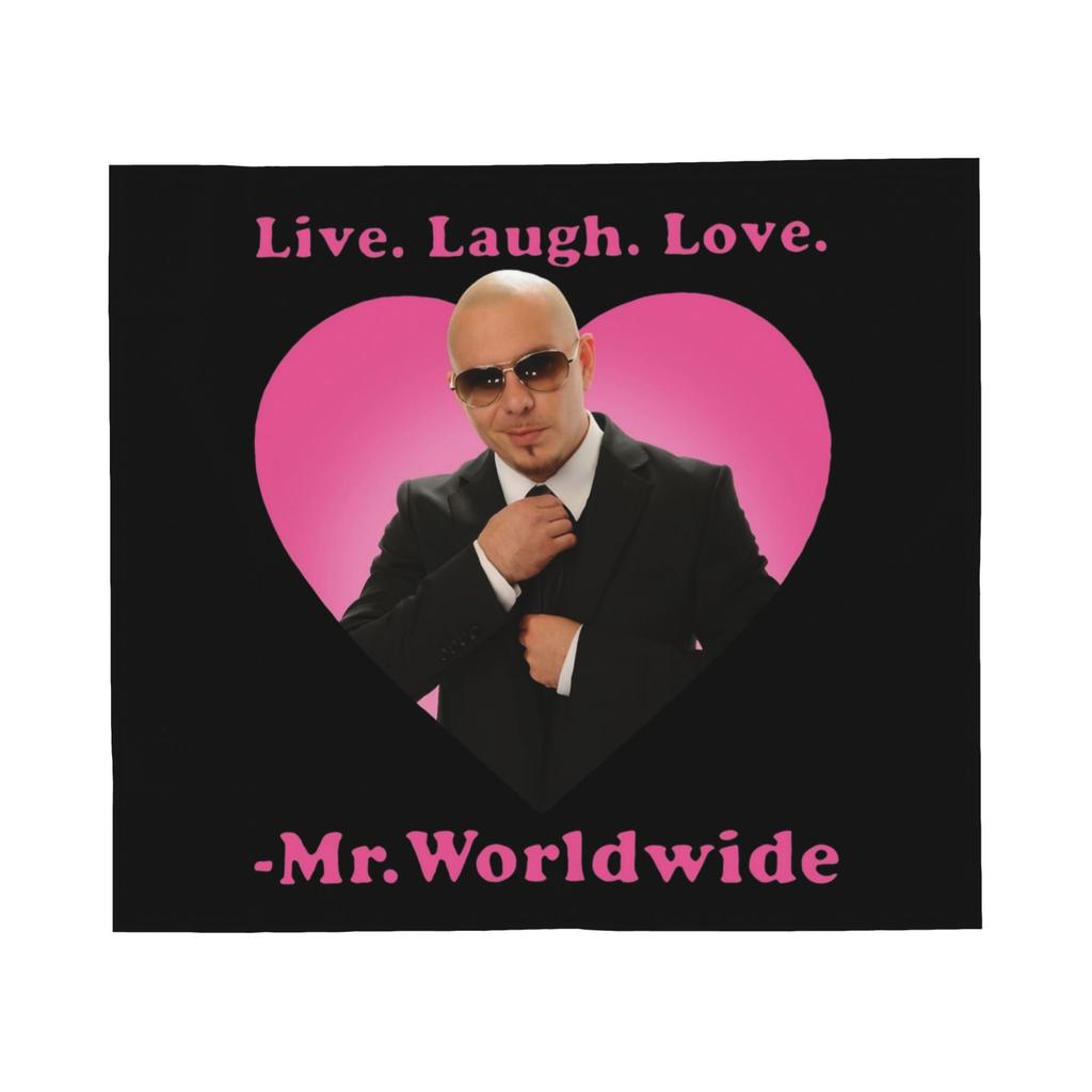 I Love Dilfs Mr Worldwide Blanket Flannel Winter Multi-function Ultra-Soft Throw Blankets for Bed Travel Plush Thin Quilt