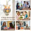 Elegant Owl Design Suncatchers with Story Card Door Window Decoration Perfect Gift for Special Event Outdoor Indoor