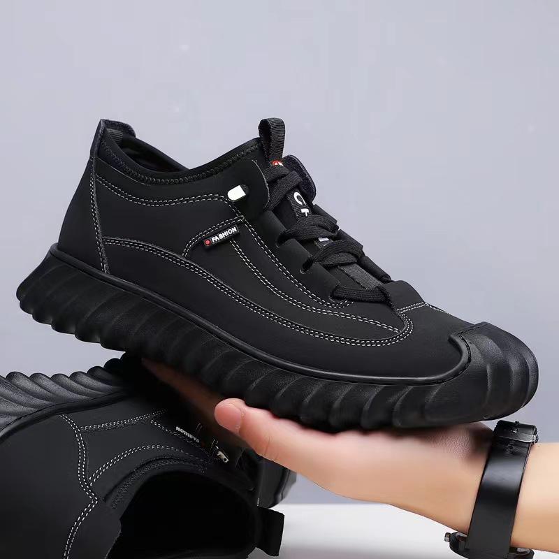 New men's leather shoes wear-resistant and non-slip fashion soft-soled casual men's leather outdoor fashion sports casual shoes