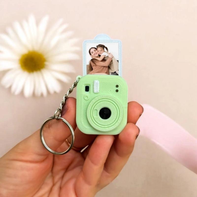 Креативный 3D-печатный брелок-камера для мини-фотографий Стильные брелоки Подвеска Уникальный подарок для любителей фотографии