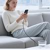 Сверхбыстрый кабель Type C для зарядки 100 Вт и передачи данных, из алюминиевого сплава, для быстрой зарядки устройств и повседневного использования