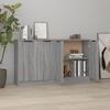 3115778 vidaXL Buffets 2 Pcs Sonoma Grey 60x30x70 Cm Engineered Wood