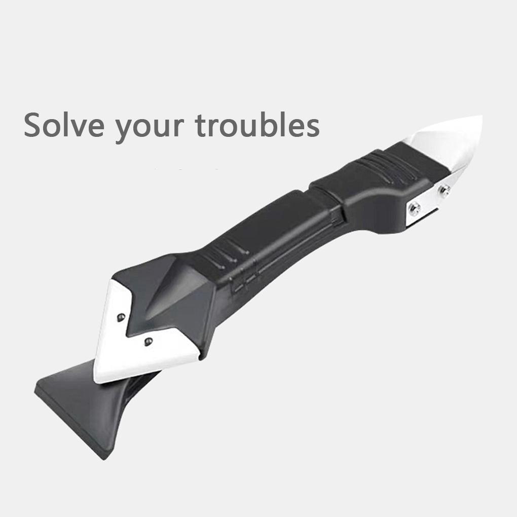 Multi-Functional Glass Glue Scraper Sealant Rubber Remover Beauty Seam Corner Burr Trimming Hand Tools Kit Set Accessories