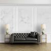 Custom 3D Mural Wallpaper European Style White Marble Pattern Fresco Living Room Sofa TV Background Photo Wall Paper For Bedroom