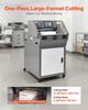 Electric Paper Cutter, Metal Programmable Paper Cutter Machine, 457 mm Cutting Width, 58 mm Cutting Thickness, Electric Hydraulic Guillotine Trimmer