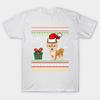 T Shirt Women Shiba Inu Dog Ugly Christmas Sweater Harajuku Print Kawaii Tshirt Summer Short Sleeve Female T-Shirt Top Tee