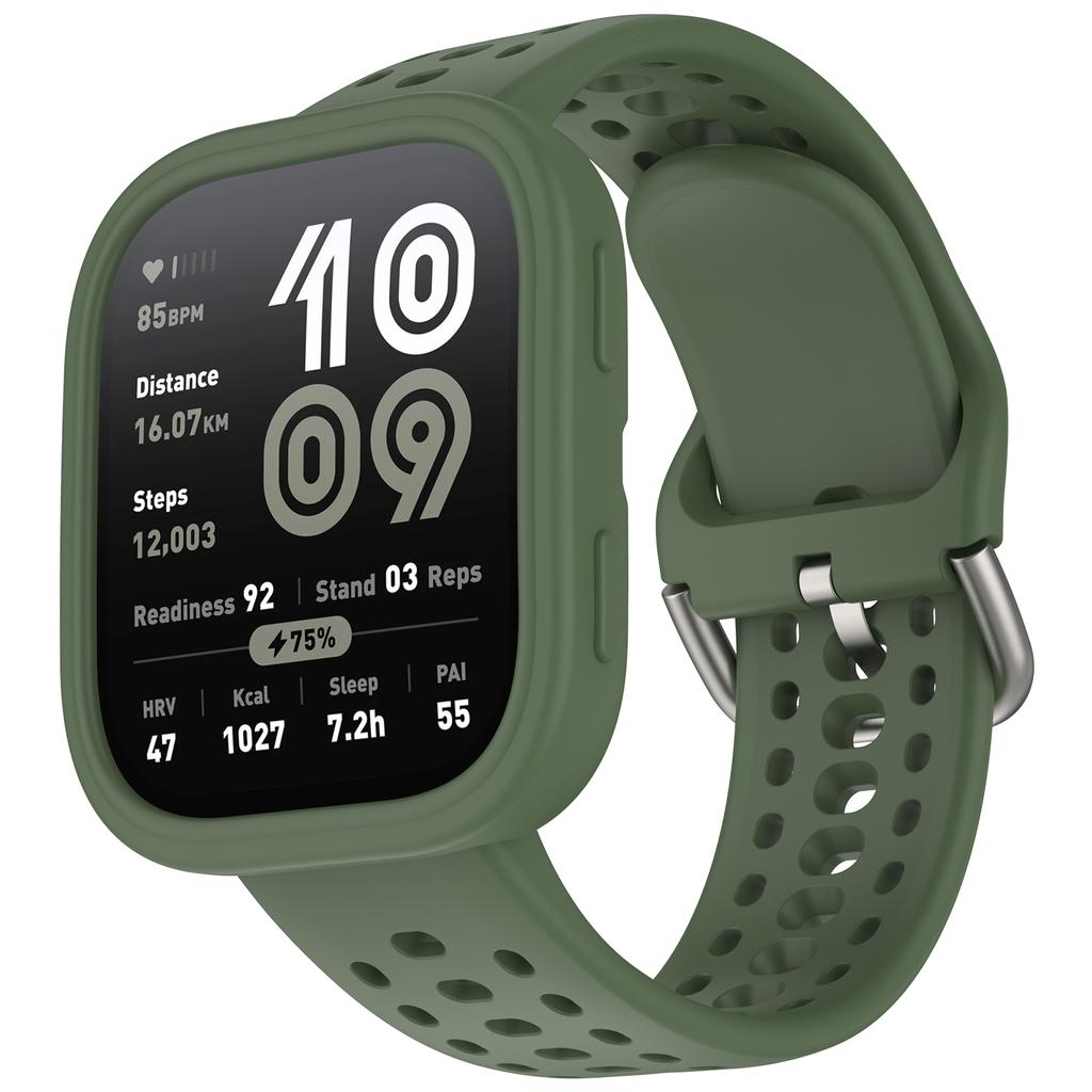 Чехол для Amazfit Bip6 (A2435) ремешок для смарт-часов Защитная пленка Мягкий силиконовый резиновый бампер Для Amazfit Bip 6 аксессуары для чехла