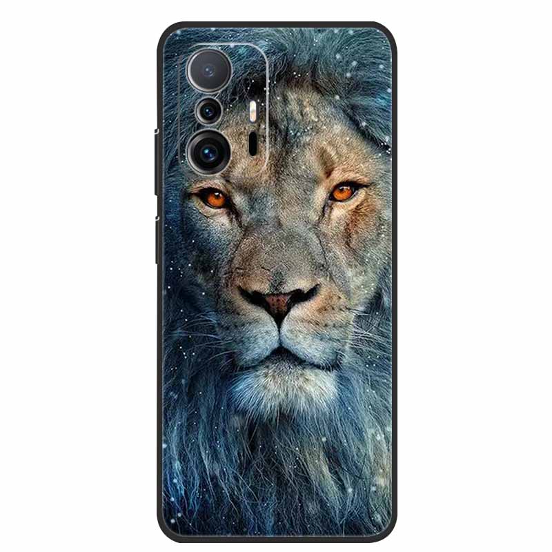 Чехол для Xiaomi 11T Pro Животные Защитный Мягкий Силиконовый Чехол для Телефона для Xiaomi Mi 11T Pro 5G Ударопрочный Mi11T Волк Чехол