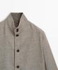 Бомбер Massimo Dutti со смесовой льняной тканью и деталями на воротнике