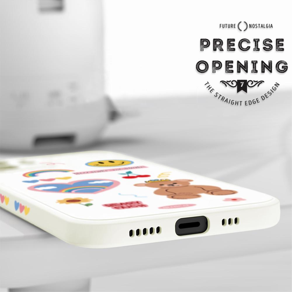 Чехол для телефона с мультяшным красочным узором, квадратный, жидкий, силикон, TPU, полное покрытие, противоударный, защитный чехол для камеры Huawei Honor Vivo