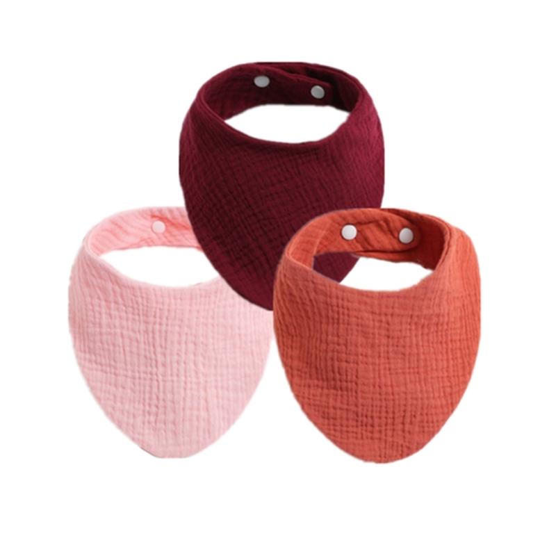 3 ШТ/5 ШТ Муслиновые слюнявчики Детское полотенце для лица Мочалка Слюнявчики для малышей Шарф на шею для малышей Детские вещи Дропшиппинг
