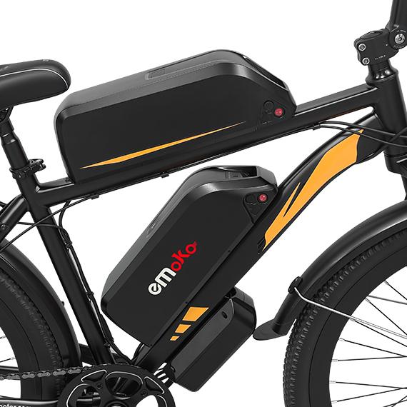 EMOKO EC27 20*25ah dual-battery electric bicycle for city delivery and freight,27.5",500W,front and rear hydraulic brakes,maximum range of 150-180km.