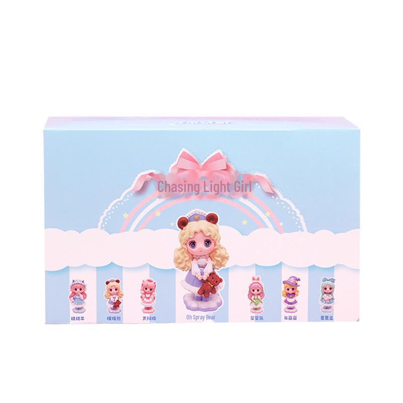 Двенадцать созвездий ручной работы милые настольные украшения в виде девочки-пузырька - подарок на день рождения в закрытой коробке