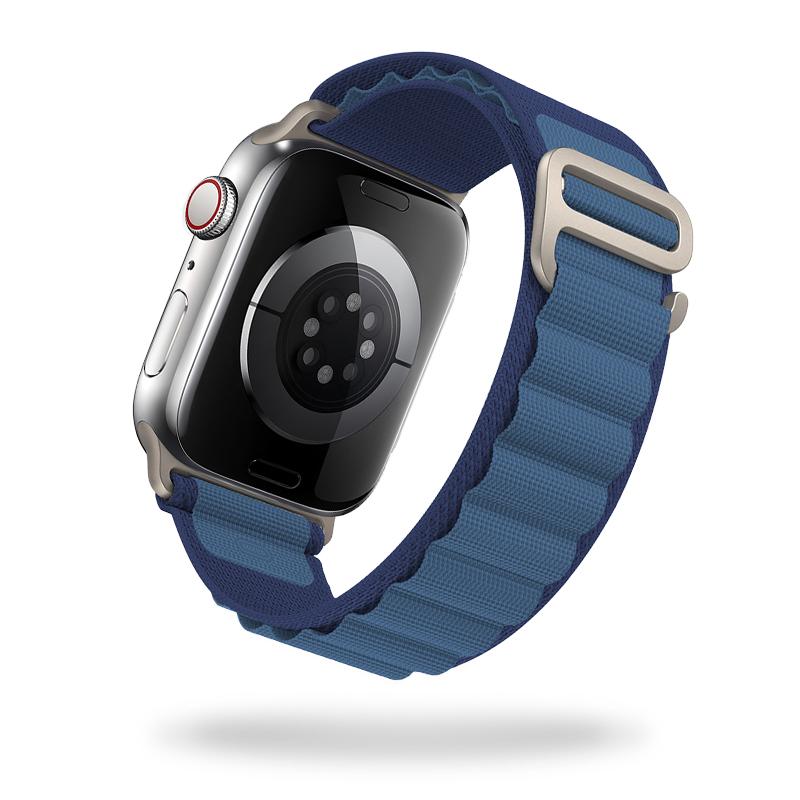 Ремешок Alpine Loop для Apple Watch ultra 45 мм, 41 мм, 44 мм, 40 мм, 49 мм, 42 мм, 38 мм, металлический браслет iWatch Ultra SE 8, 7, 6, 5, 4, нейлоновый ремешок