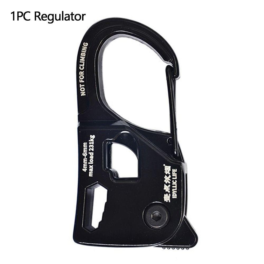 Aluminum Alloy Tent Rope Buckle 5m Rope Wind Rope Hanger Quickdraw Tent Accessories Outdoor Tool