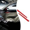 Red Soft Carbon Fiber Interior Door Panel Trim Sticker For Alfa Romeo 159 04-11
