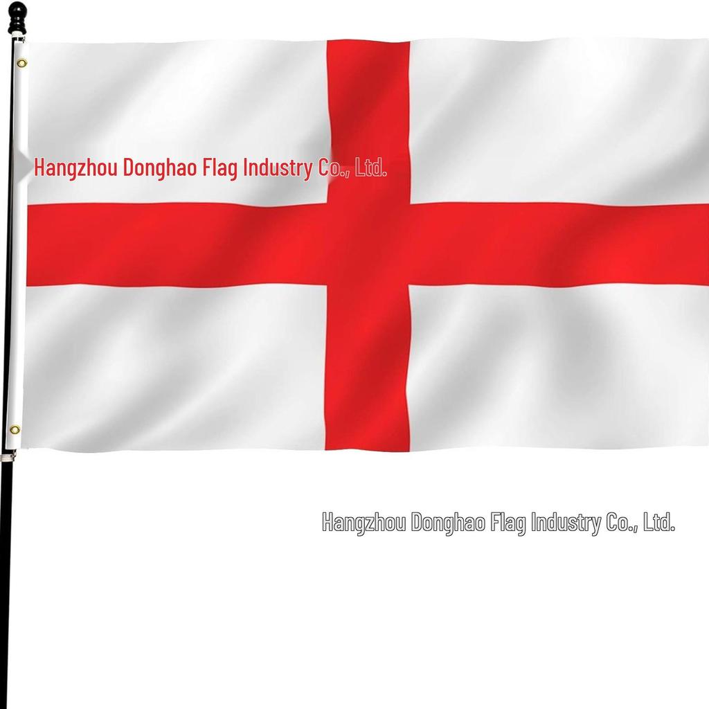 England 2026 World Cup Polyester Headband and Car Flag Fan Set