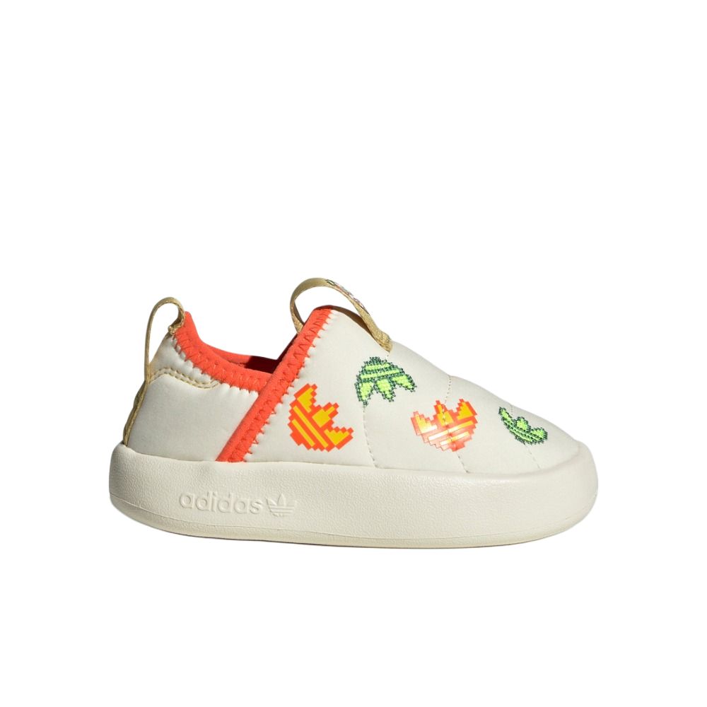 Adidas Originals Puffylette Slip Resistant Cushioning Abrasion Resistant Low top Toddler Shoes Ecru Infant And Toddler IF4349