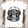 230 Gsm 100% Cotton Space Monkey Astronaut Gorilla Funny Super Cool Best Gift Top Tee T Shirt 8874