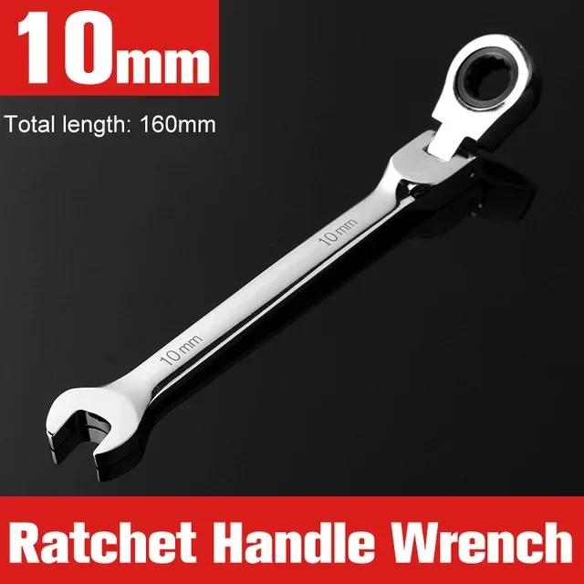 НОВЫЙ набор гаечных ключей с храповым механизмом Flex-Head SAE 1/4''-13/16'' Premium 72-зубчатая шестерня хромированный органайзер инструмент для авторемонта
