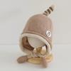 Sound Baby Hooded Hat Soft Woolen Beanie Fashion Girls Knitted Hat
