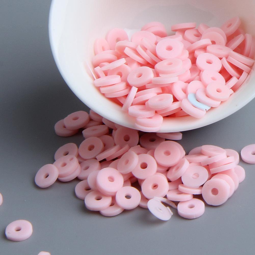 10 г бусин из полимерной глины сплошного цвета для браслетов и ожерелий - Разделительные бусины ручной работы