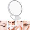 Зеркало для макияжа с подсветкой, увеличительное, двухстороннее, 1X 10X, USB, перезаряжаемое, 3 цвета, яркость, температура